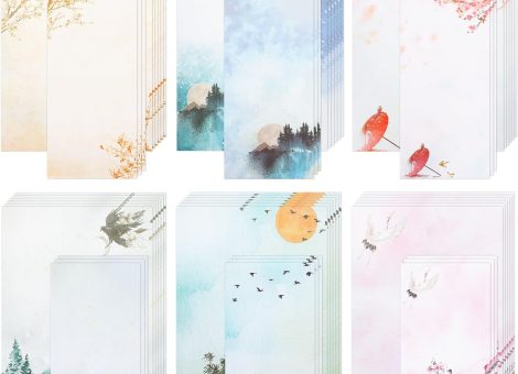 Mr. Pen Stationery Writing Paper with Envelopes for Writing Letter, 30 Letter Writing Paper+18, Cute Stationary Set